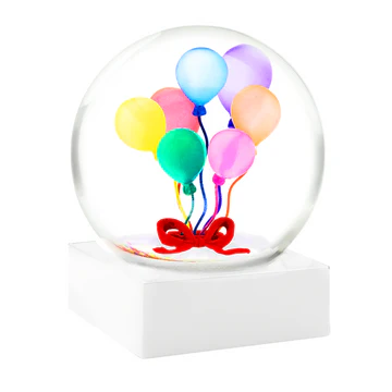 Balloon Bouquet Snow Globe