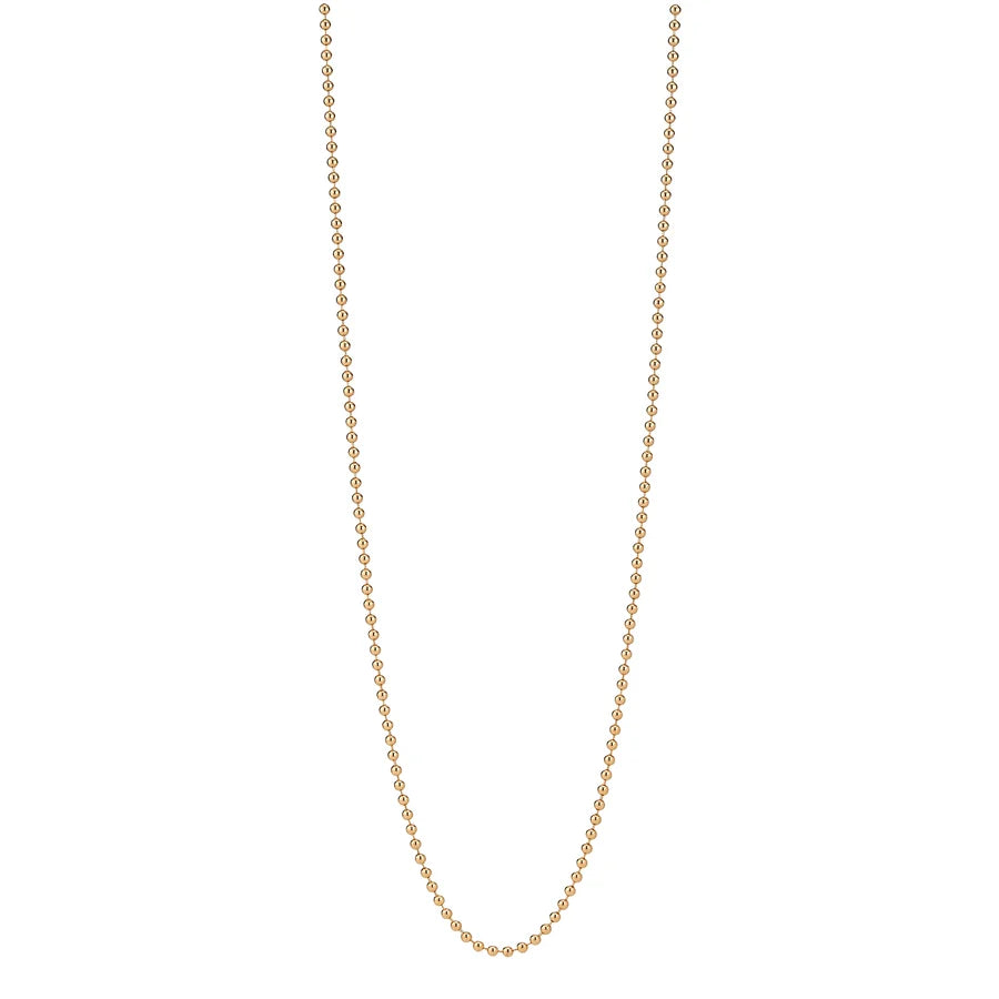 Beaded Chain-16" Vermeil