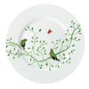 Wing Song Salad Plate with Green Birds