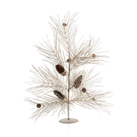 Champagne Spruce and Pinecone Tree-Large