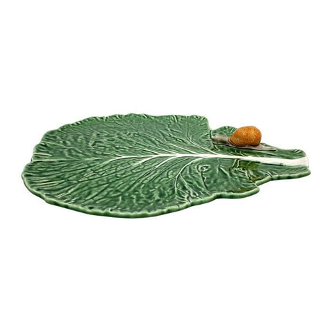 Cabbage Leaf With Snail Platter