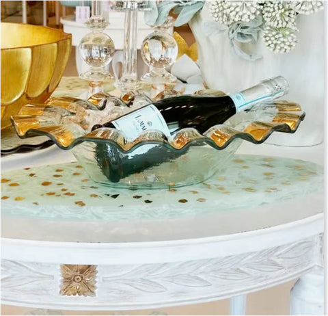 Ruffle Wine Cooler - 17" x 12"