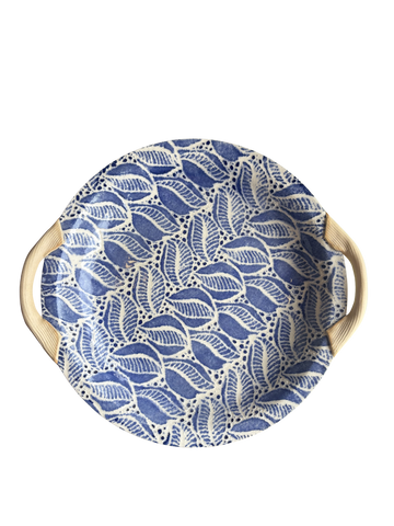 13" Round with Handles Tahiti Cobalt