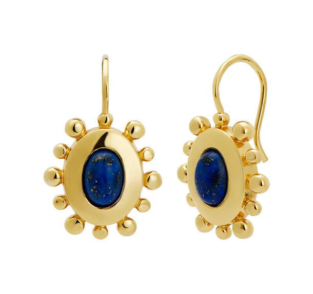 Lapis Twiggy Drop Earrings