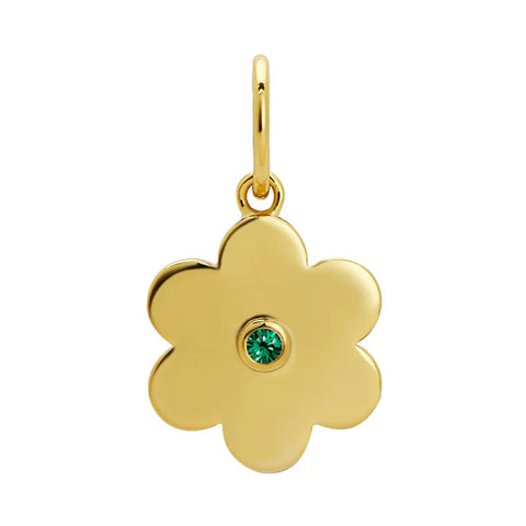 May Birthday Daisy Charm