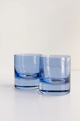 Cobalt Rocks Glass Set of 2