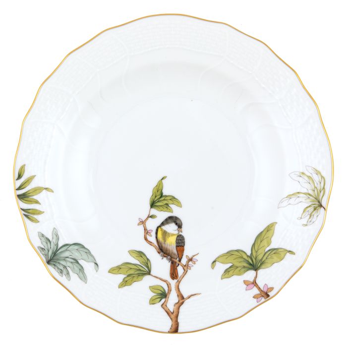 Foret Birds Dessert Plate-Motif 1
