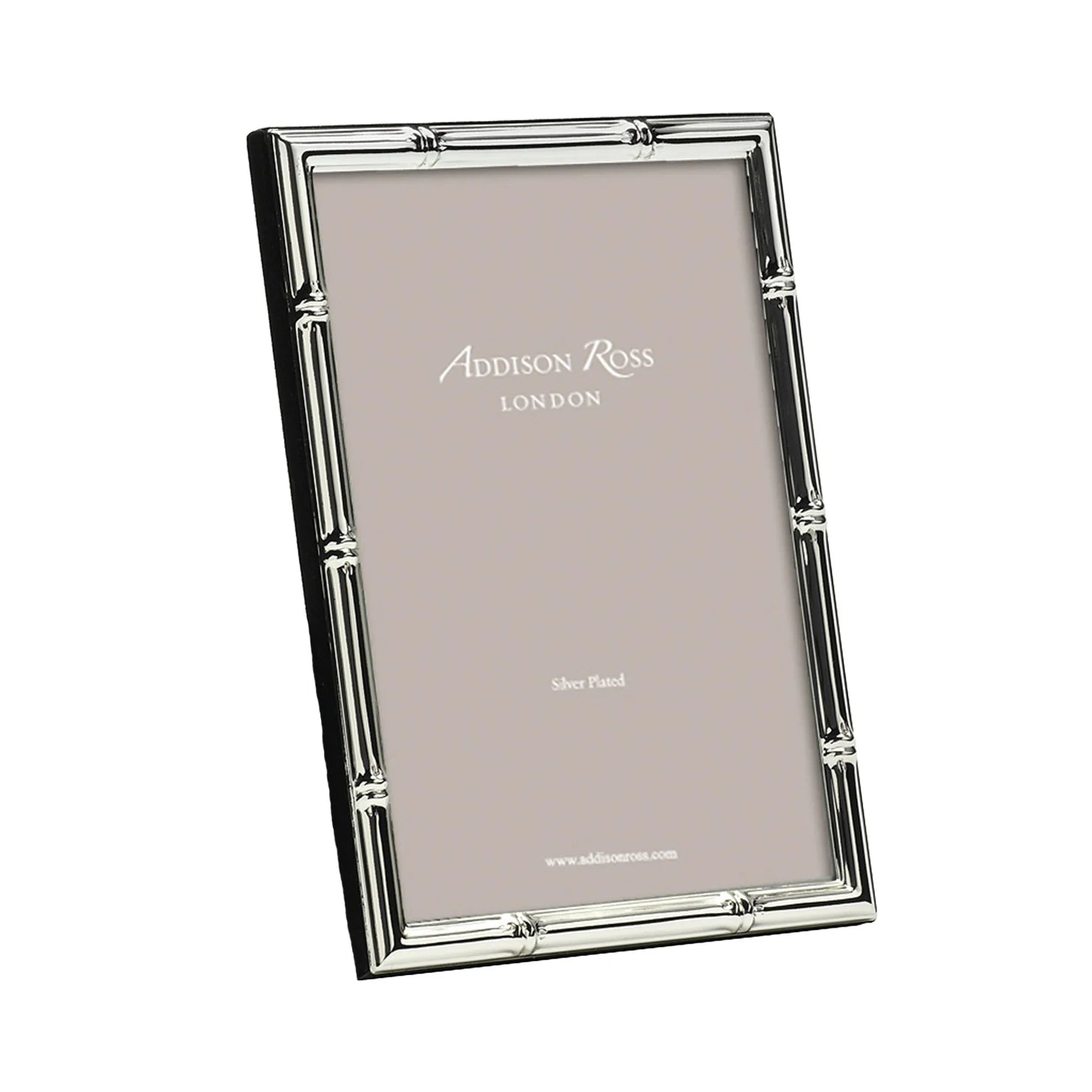 Bamboo Silver Plated Picture Frame 5x7