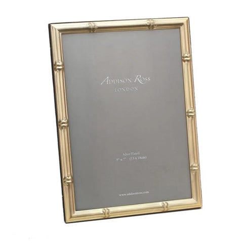 Bamboo Matte Gold Photo Frame-5x7