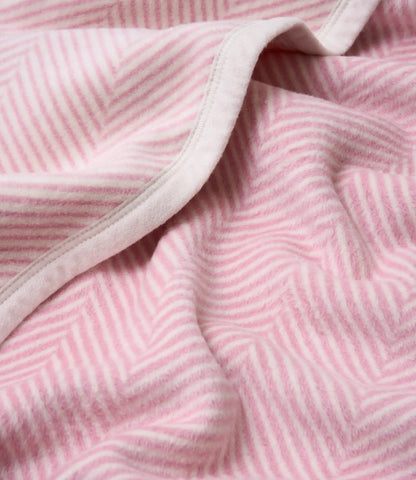 Harborview Herringbone Blush Blanket-Midi