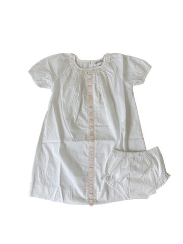 Baby Brantley Ribbon Daygown-Pink
