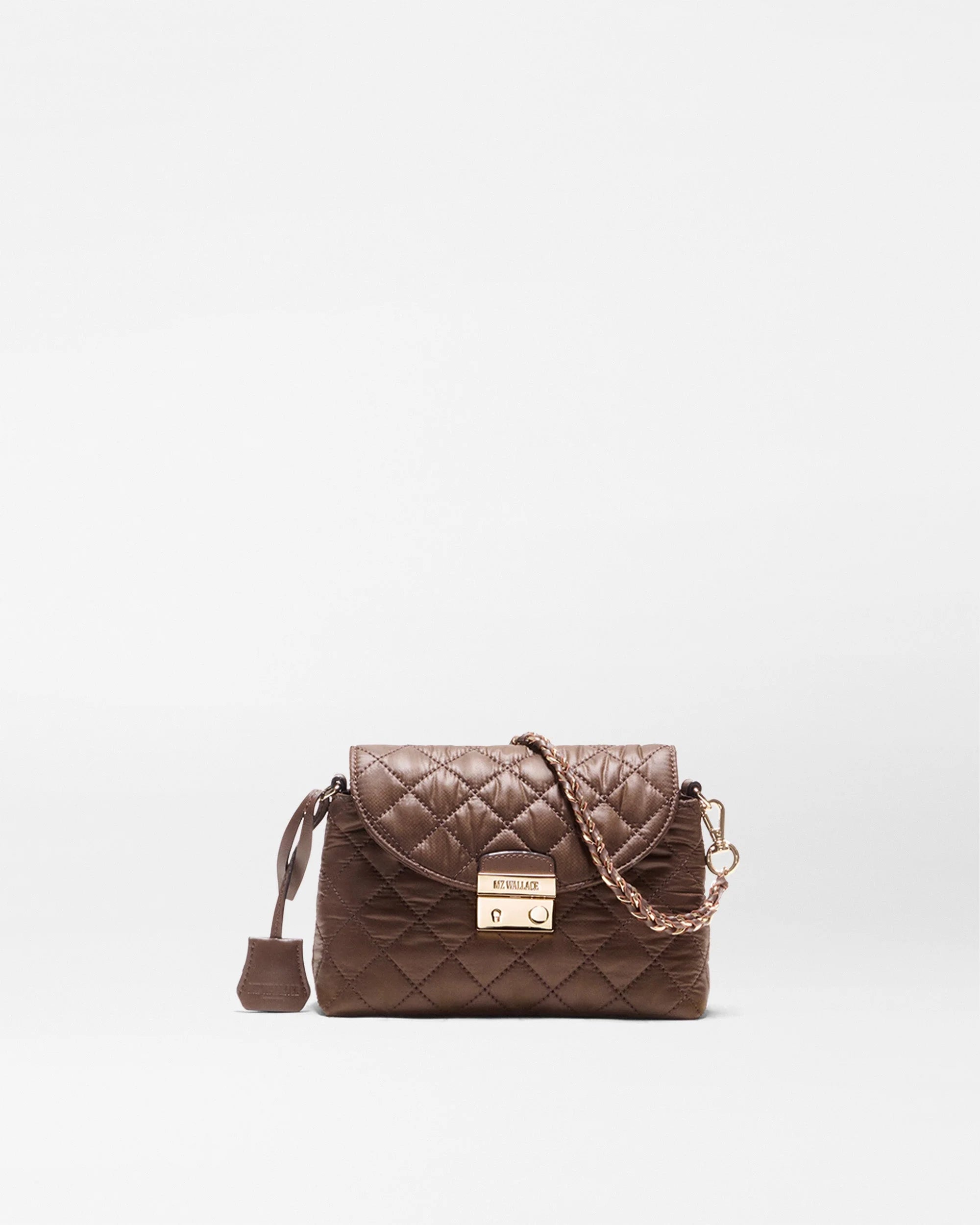 Walnut Brown Mini Crosby Lock Shoulder