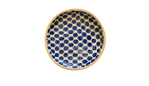 Wine Coaster Dot Cobalt