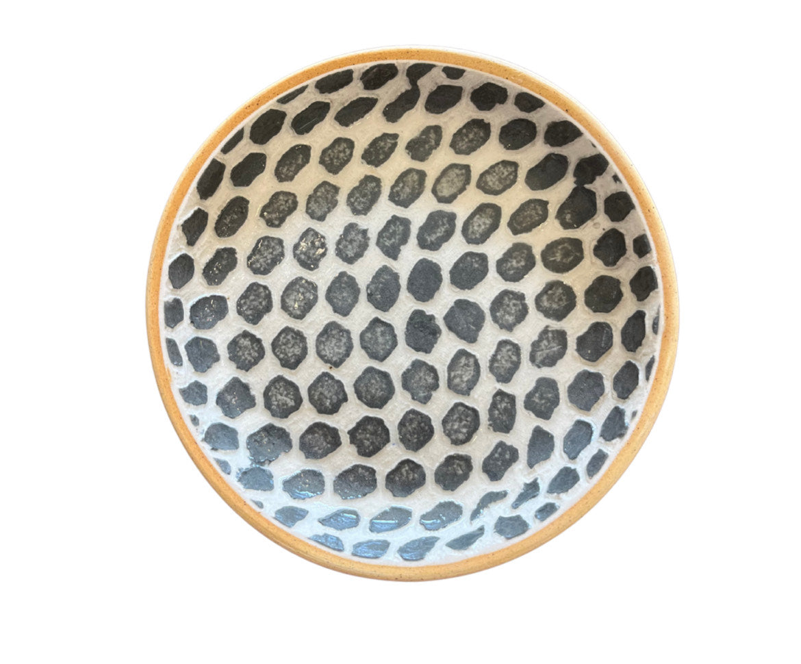 Wine Coaster Dot Charcoal