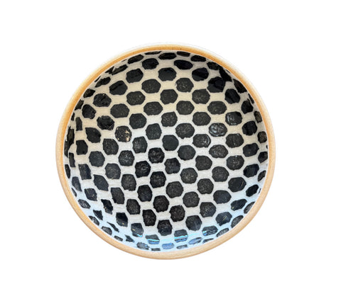 Wine Coaster Dot Black