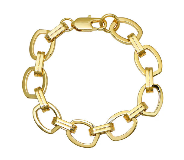 Flat Link Chain Bracelet