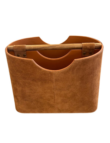 Prescott Suede Magazine Rack