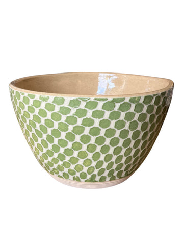 Dot Citrus Small Salad Bowl