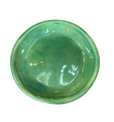 Pottery 8" Rimmed Salad Plate-Lime