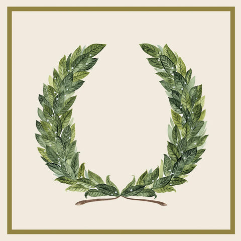 Laurel Wreath Cocktail Napkins