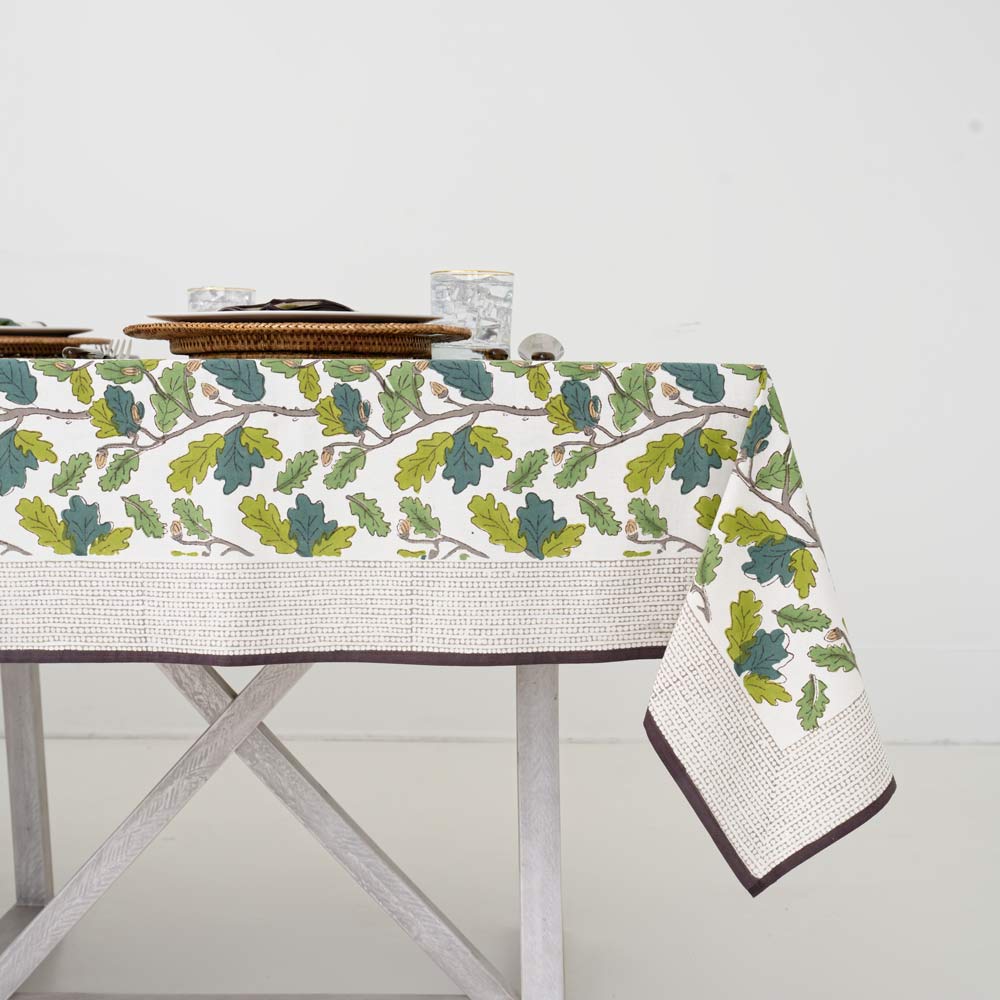Maple & Acorn Tablecloth-60"x120"