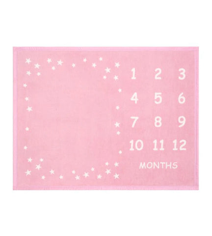 Milestone Mini Blush Blanket