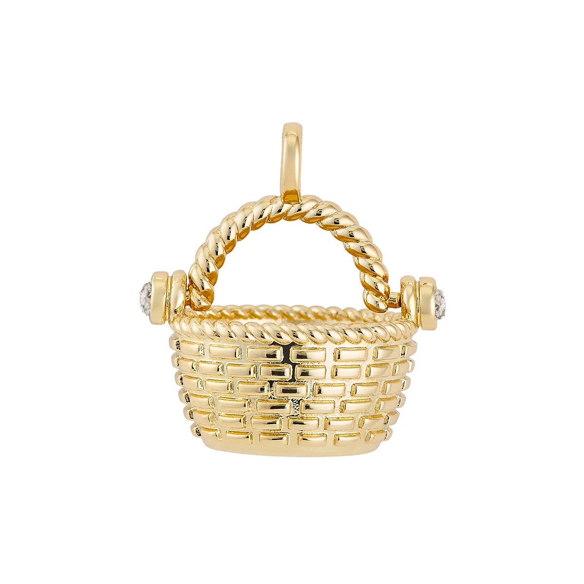 Nantucket Basket Charm-Large