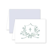 Avonlea Periwinkle Cross Card
