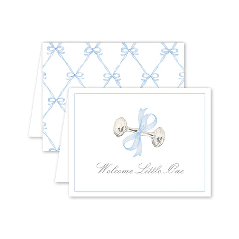 Rattle & Bow Blue Card