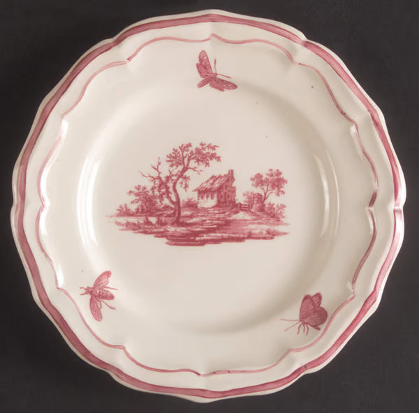 Paysages Roses Salad Plate