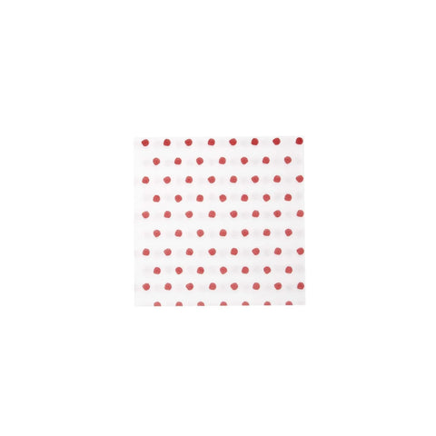 Papersoft Napkins Dot Cocktail Napkins-Red