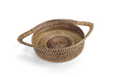 Round Tray with Handles