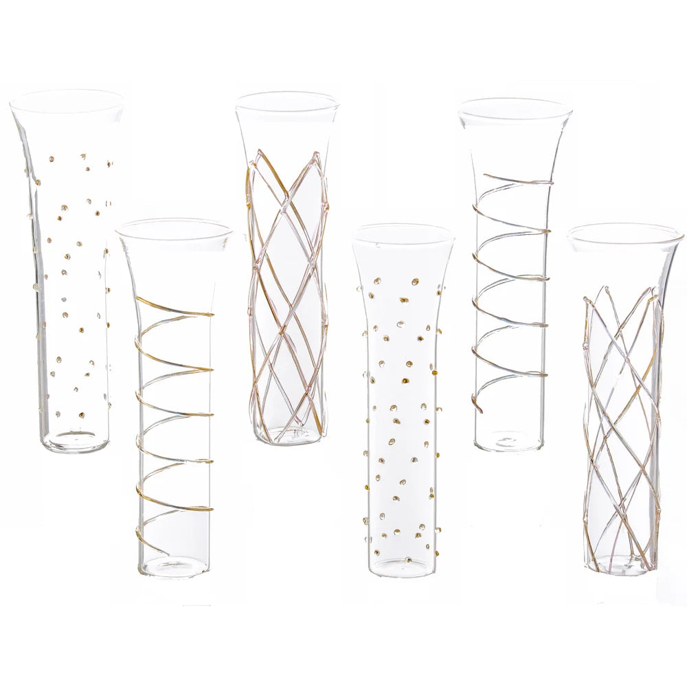 Razzle Dazzle Champagne Flutes, Set of 6
