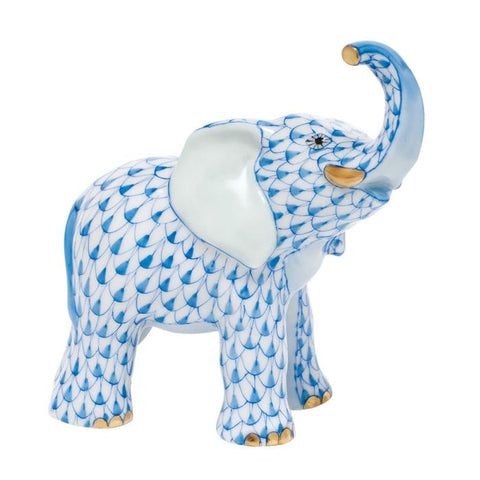 Young Elephant-Blue