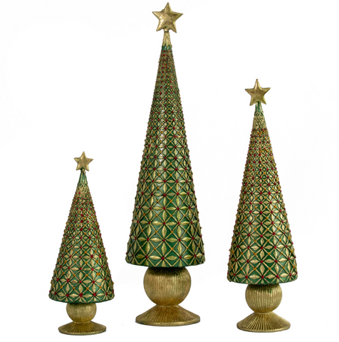 9" Diamond Burst Cone Tree