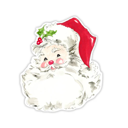 Cup Accent-Handpainted Red Santa