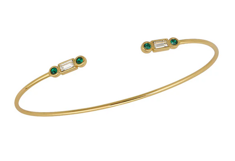 May Birthstone Bangle