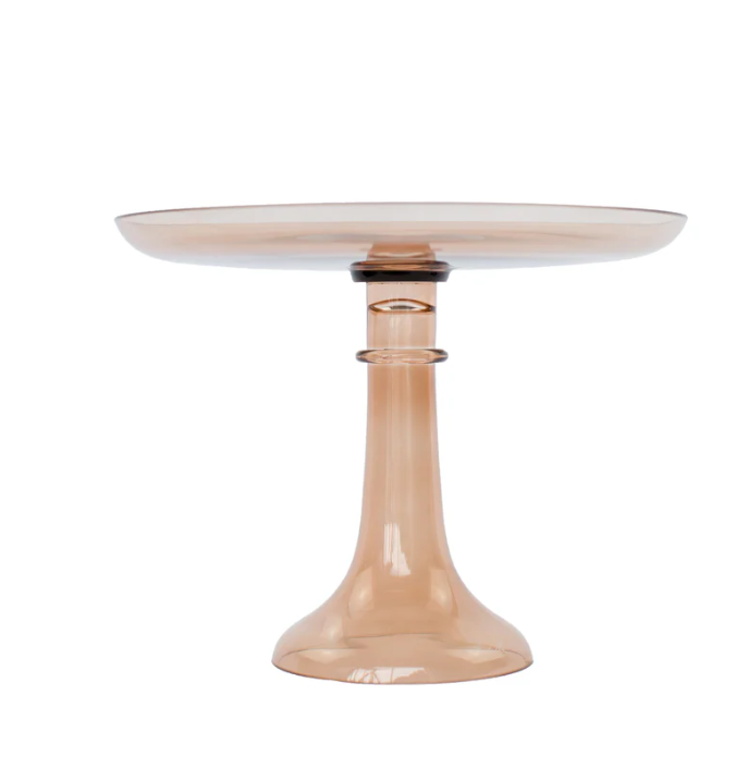 Cake Stand Amber Smoke