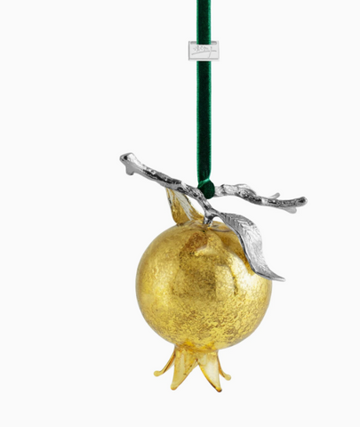 Pomegranate Gold Ornament