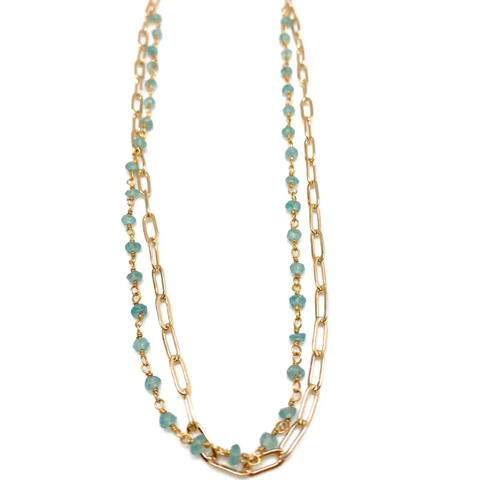 Mariana Necklace - Aquamarine
