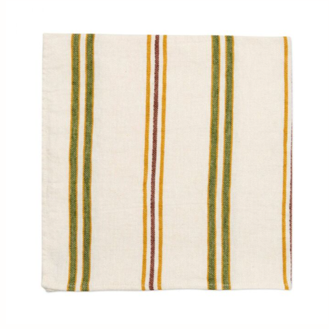 Bistro Stripe Napkin Mustard Set of 4