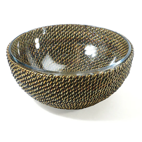 Round Serving Bowl with Glass Diameter 9"