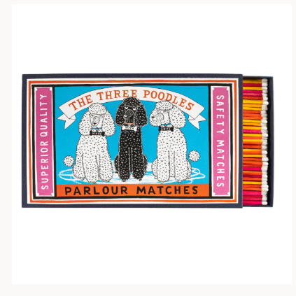 The Three Poodles- Giant- Safety Matches