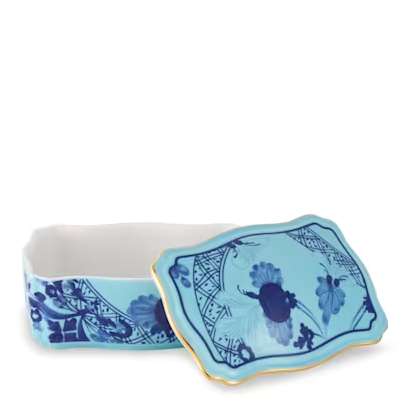 Oriente Italiano Iris Large Oggetti Rectangular Box with Cover