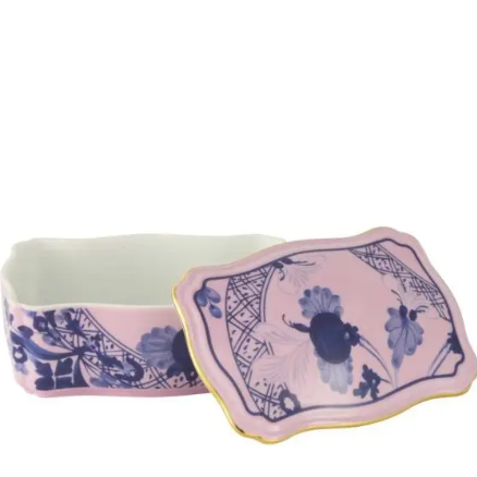 Oriente Italiano Azalea Large Oggetti Rectangular Box with Cover