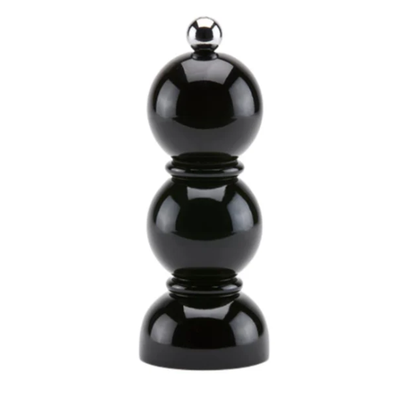Mini Bobbin Salt & Pepper Grinder- Black