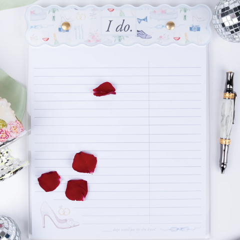 Small Notepad- Wedding