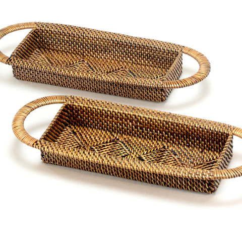 Rectangular Cracker Basket, Set of 2