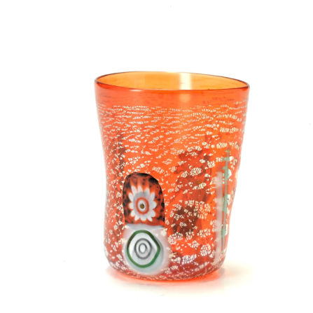 Bicchieri di Murano Tumblers (Set of 2)-Orange