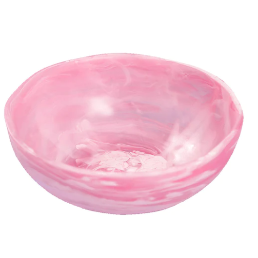 Pink Swirl Large Wave Bowl